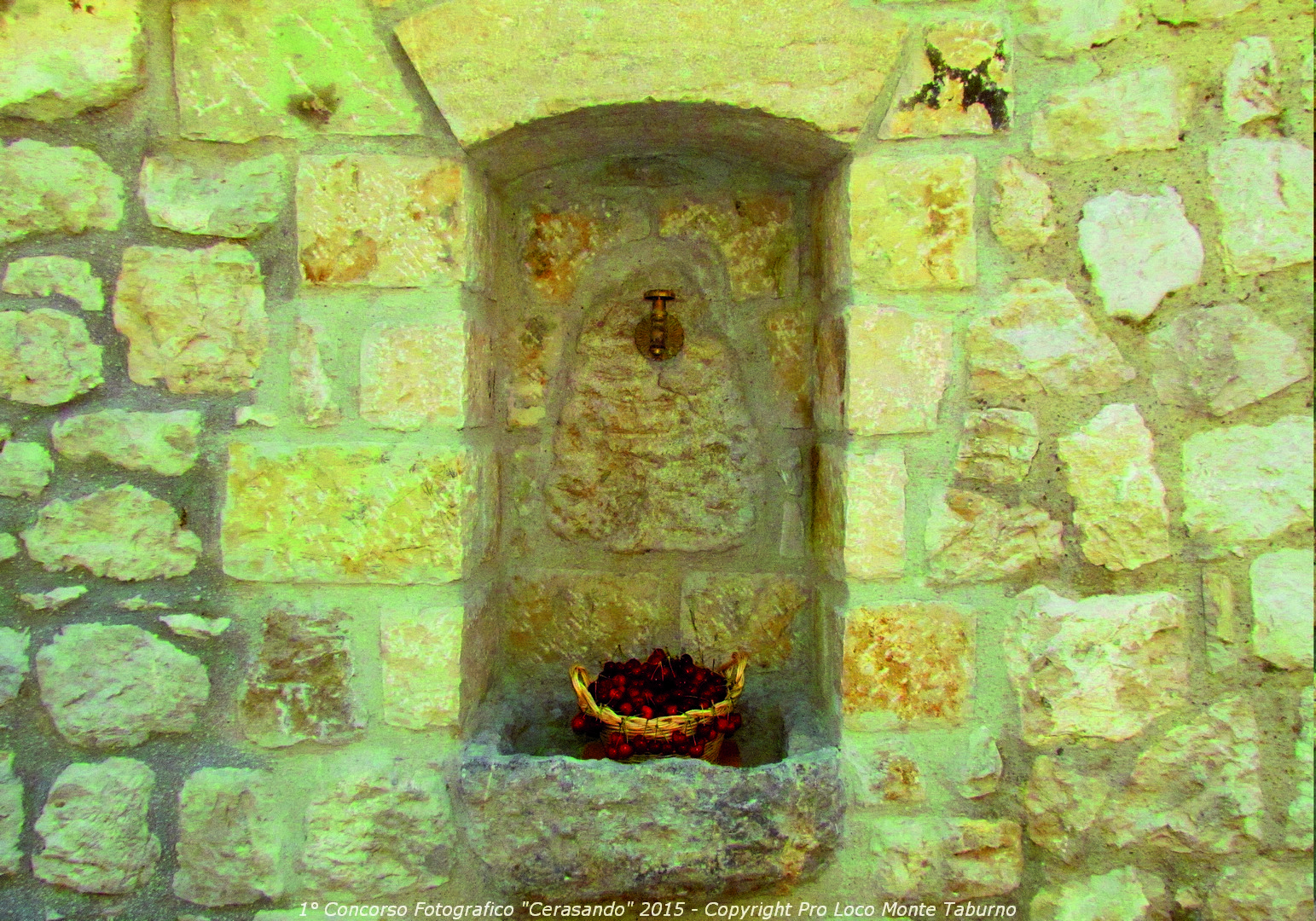 La fontana con le ciliegie